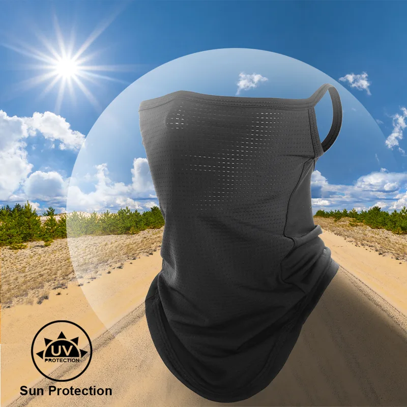1/2 ชิ้น หน้ากากผ้าไอซ์ซิลค์ ร - Fishing Mask Sun Protection บทวิจารณ์และราคา