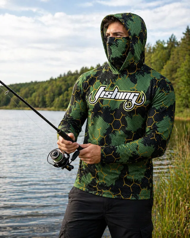 เสื้อฮู้ดตกปลา เสื้อคลุมกันแดด - Fishing Hoodie บทวิจารณ์และราคา