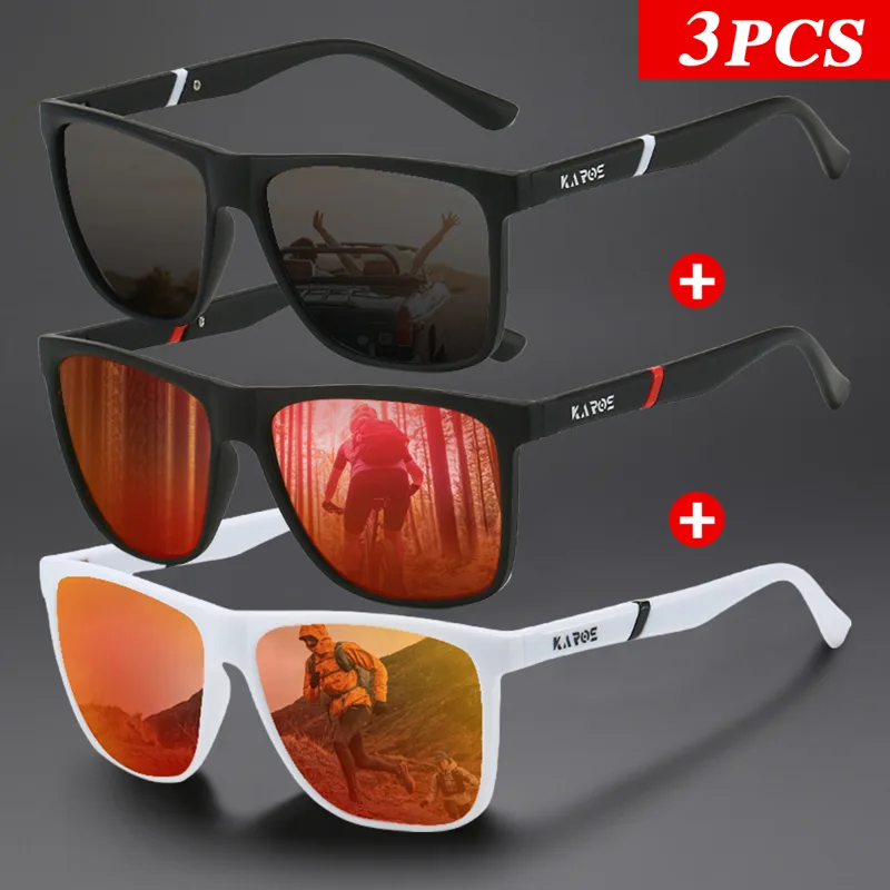 3 ชิ้น/เซ็ตคารอสแว่นตากันแดดโพ - Fishing Sunglasses Polarized บทวิจารณ์และราคา