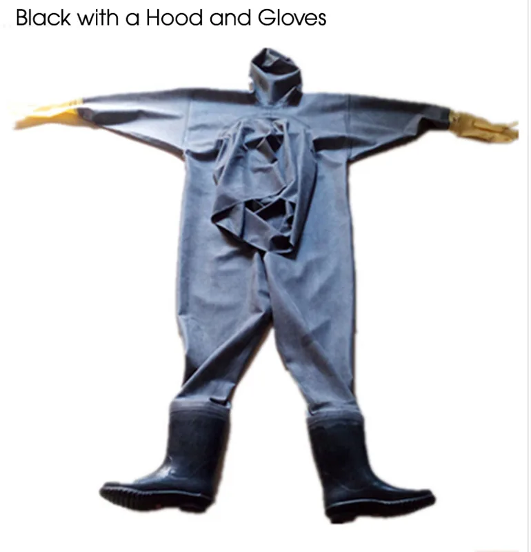 ชุดลุยน้ำยางสำหรับผู้ชายผู้หญิ - Fishing Rain Suit บทวิจารณ์และราคา