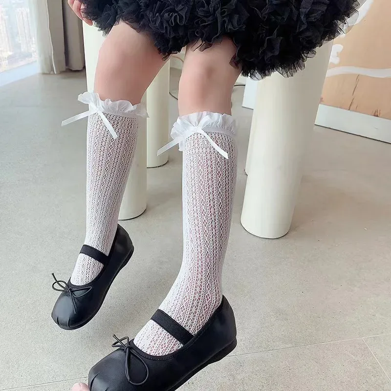 สาวยาวถุงน่องลูกไม้หวานโบว์รูป - Fishing Socks บทวิจารณ์และราคา