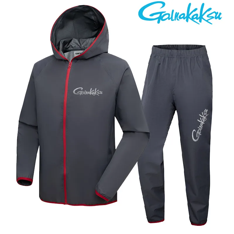 เสื้อแจ็กเก็ตกันฝนสำหรับผู้ชาย - Fishing Rain Suit บทวิจารณ์และราคา