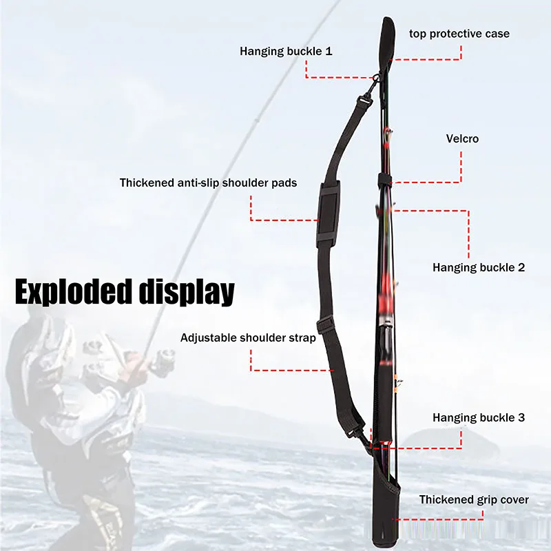 ★ ▲ กระเป๋าเก็บคันเบ็ดแบบปรับไ - Fishing Belt บทวิจารณ์และราคา