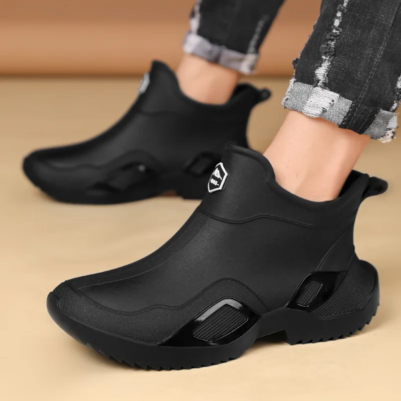 รองเท้าฝนสําหรับผู้ชายกันน้ําก - Fishing Boots บทวิจารณ์และราคา