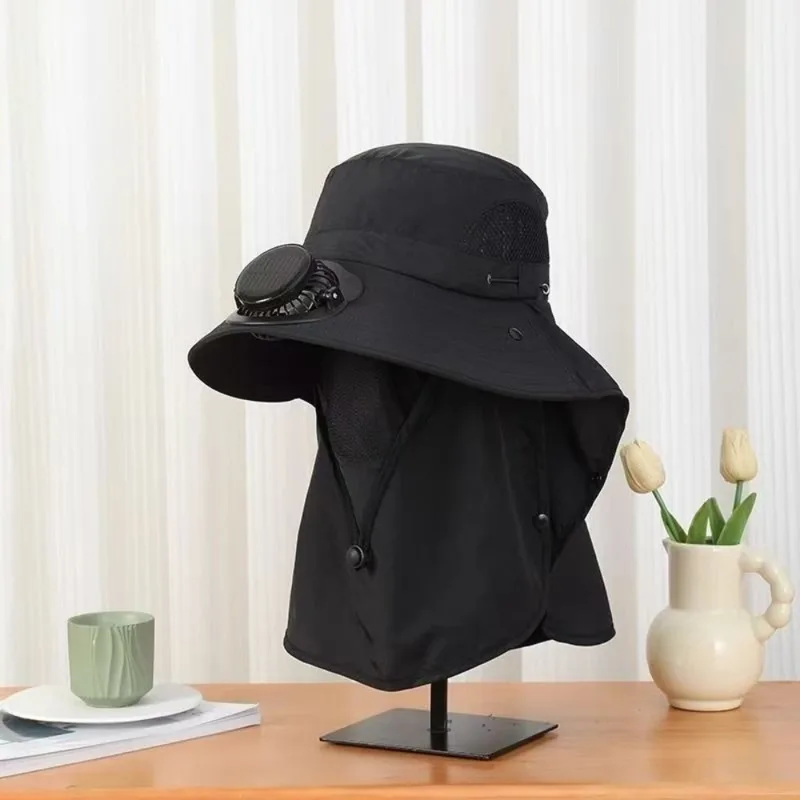 หมวกพัดลมพลังงานแสงอาทิตย์แบบพ - Fishing Hat บทวิจารณ์และราคา