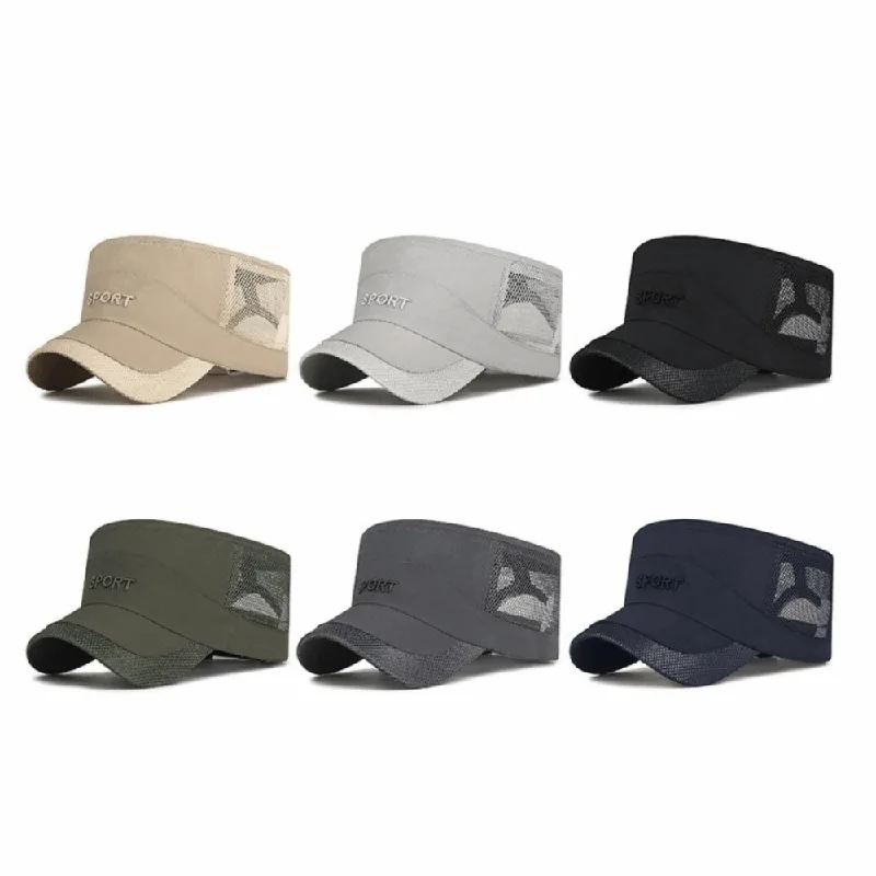 หมวกทรงแบนแบบปรับได้ ระบายอากา - Fishing Hat บทวิจารณ์และราคา