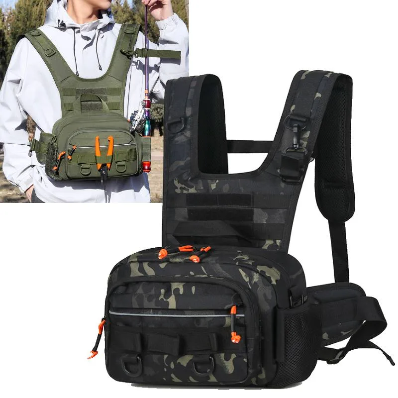 ผู้ชายกระเป๋ายุทธวิธีตกปลากระเ - Fishing Backpack บทวิจารณ์และราคา