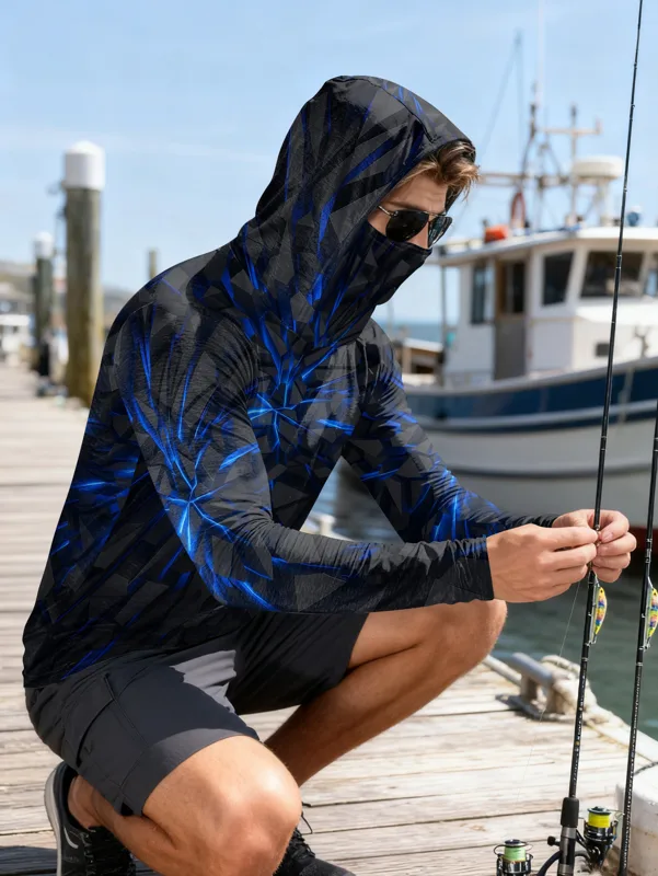 เสื้อตกปลาป้องกันรังสียูวีรุ่น - Fishing Mask Sun Protection บทวิจารณ์และราคา
