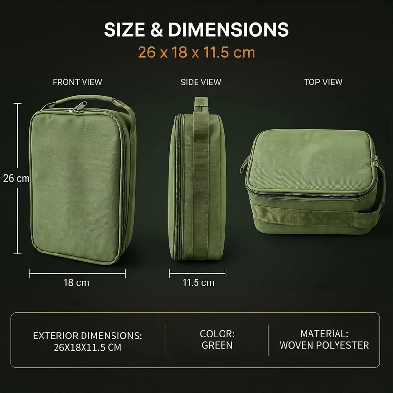 กระเป๋าเก็บอุปกรณ์ตกปลาสีเขียว - Fishing Bag Waterproof บทวิจารณ์และราคา