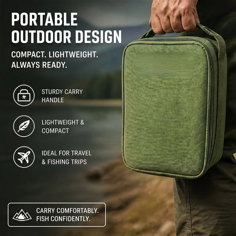 กระเป๋าเก็บอุปกรณ์ตกปลาสีเขียว - Fishing Bag Waterproof บทวิจารณ์และราคา