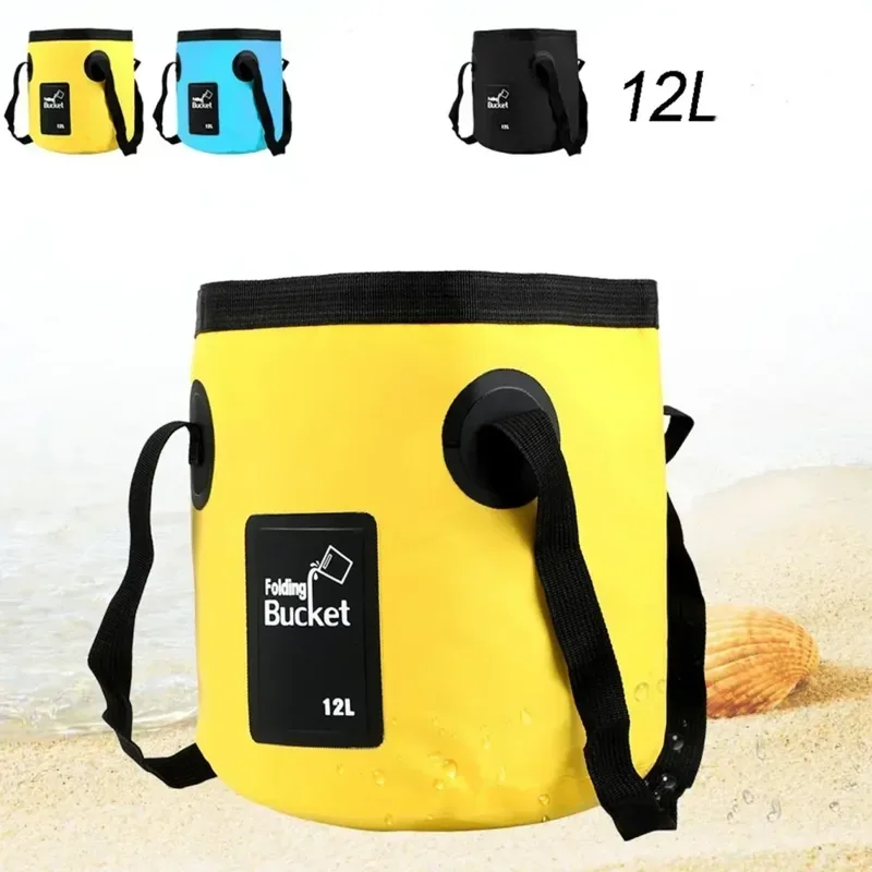 12L/20L Fishing Bucket Folding - Fishing Bag Waterproof บทวิจารณ์และราคา