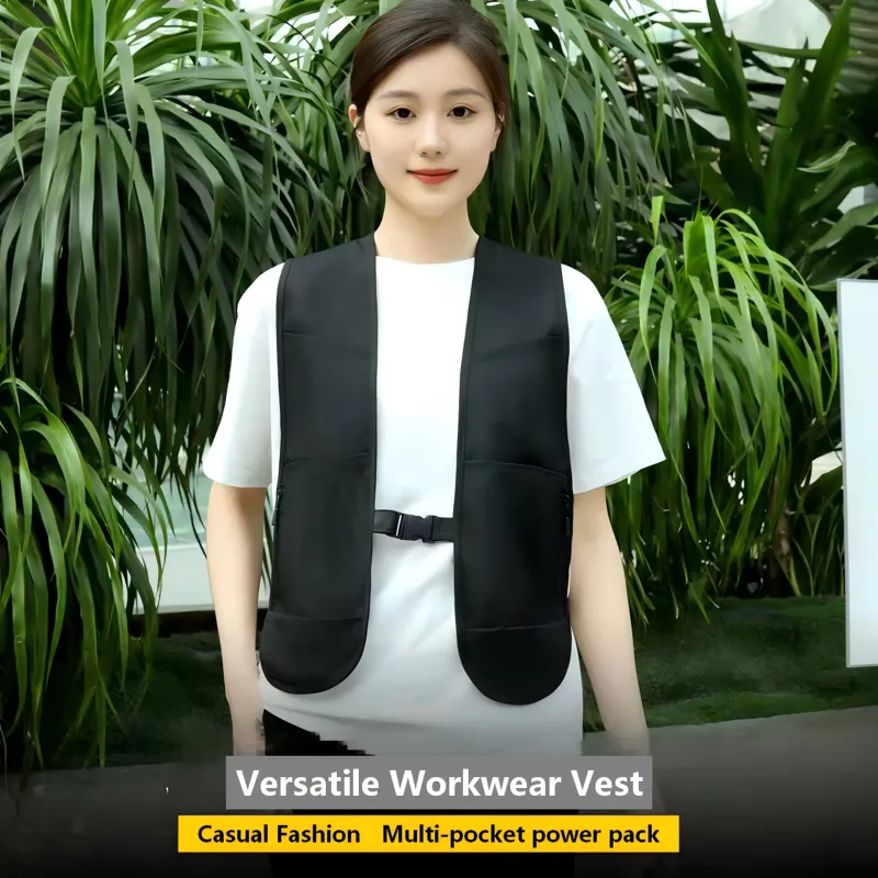 เสื้อกั๊กทำงานแบบมีซิป น้ำหนัก - Fishing Vest บทวิจารณ์และราคา