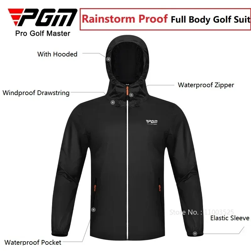 PGM Men Golf เสื้อกันฝนฝนกางเก - Fishing Rain Suit บทวิจารณ์และราคา