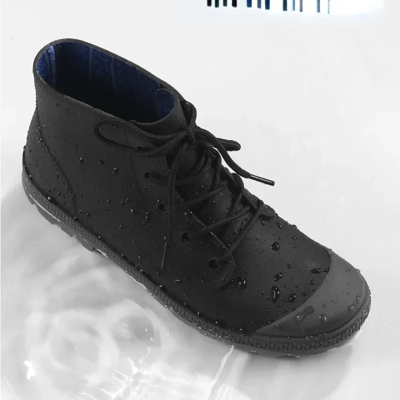 รองเท้าบูทหน้าฝนคอตตอนหุ้มข้อผ - Fishing Boots บทวิจารณ์และราคา